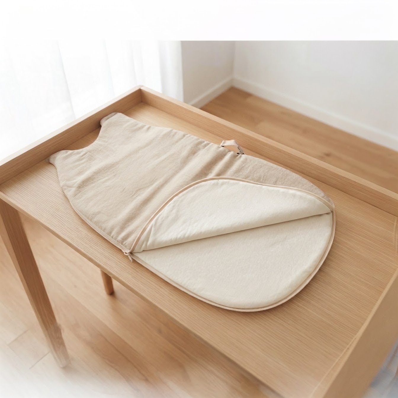Saquito de Dormir - Tusor arena - Imagen 5
