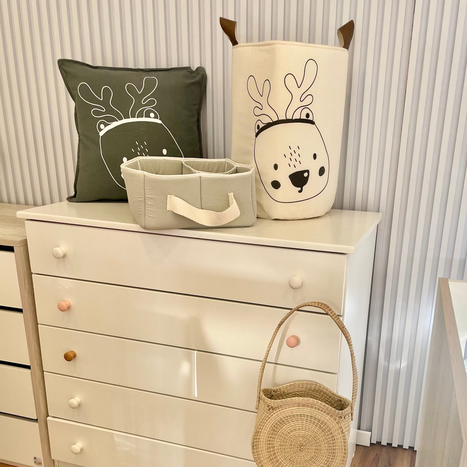 Juguetero Rígido de Tela- Ciervo