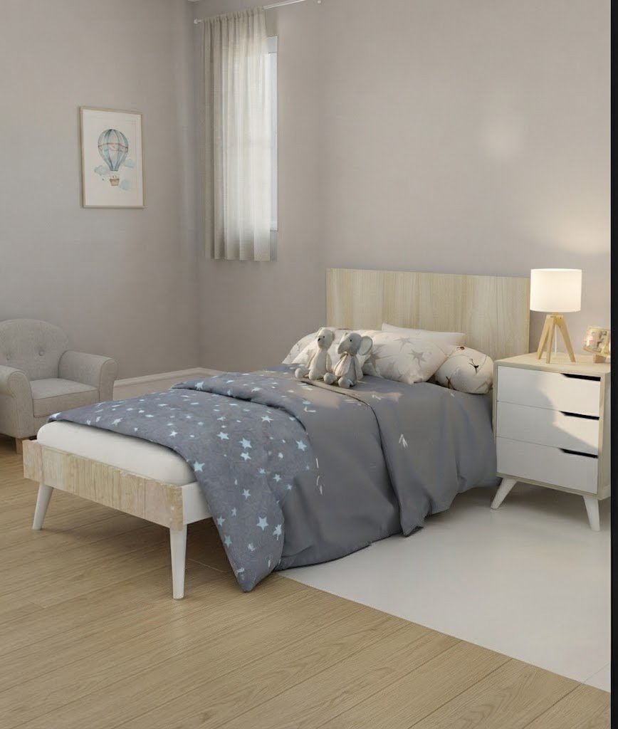 Cama 1 Plaza- Nórdica-