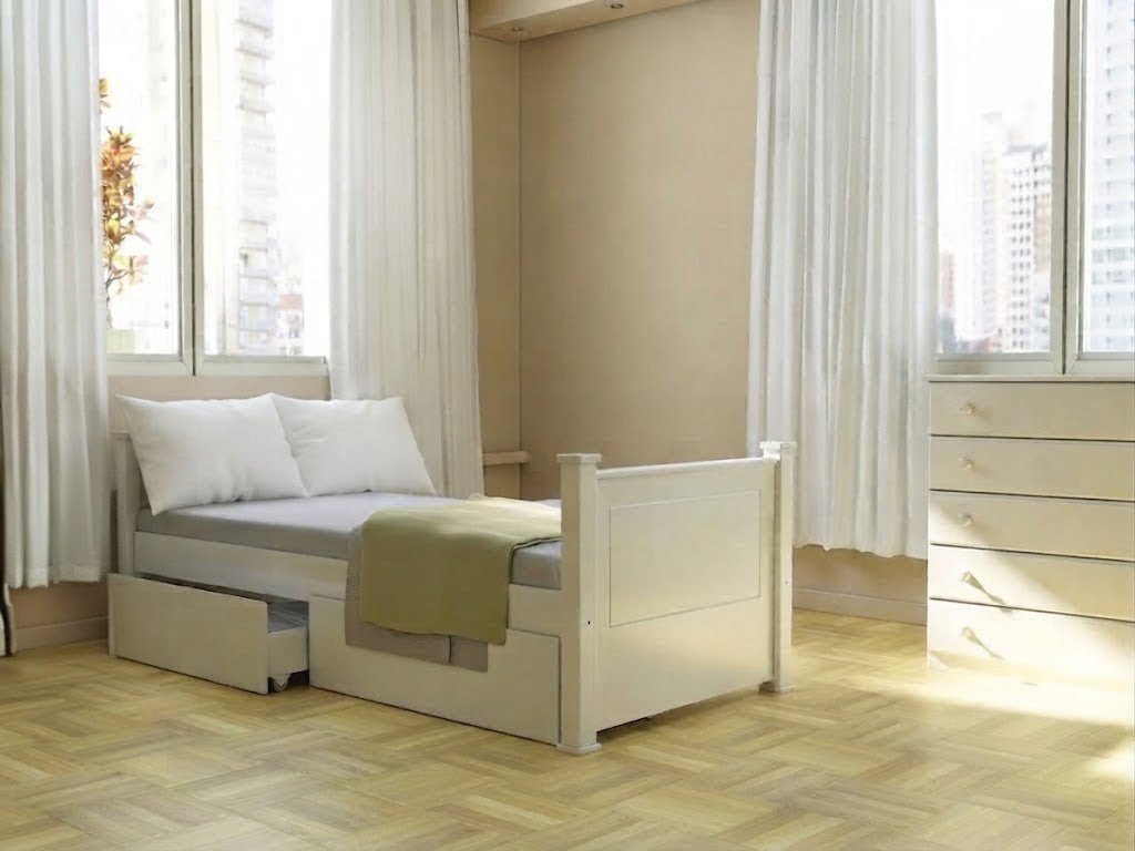 Cama 1 Plaza- Diván Recta-