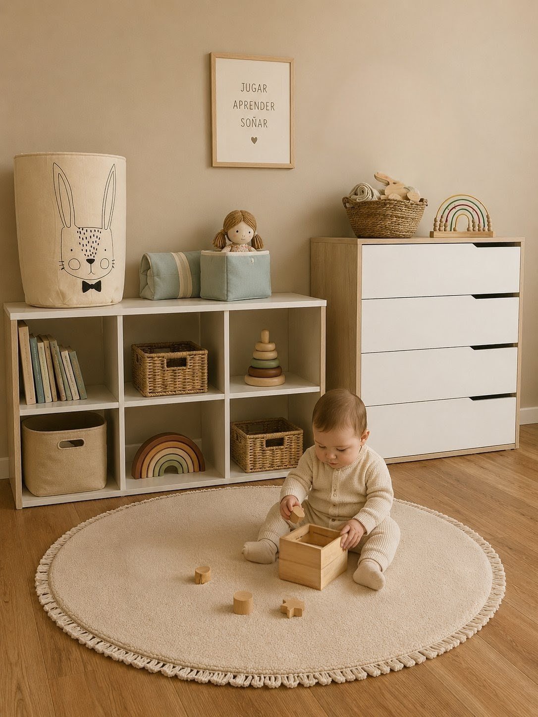 Organizador - Juguetero 6 estantes- Montessori-