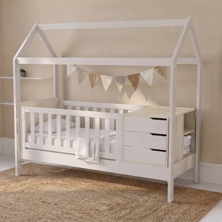 Cama casita Montessori