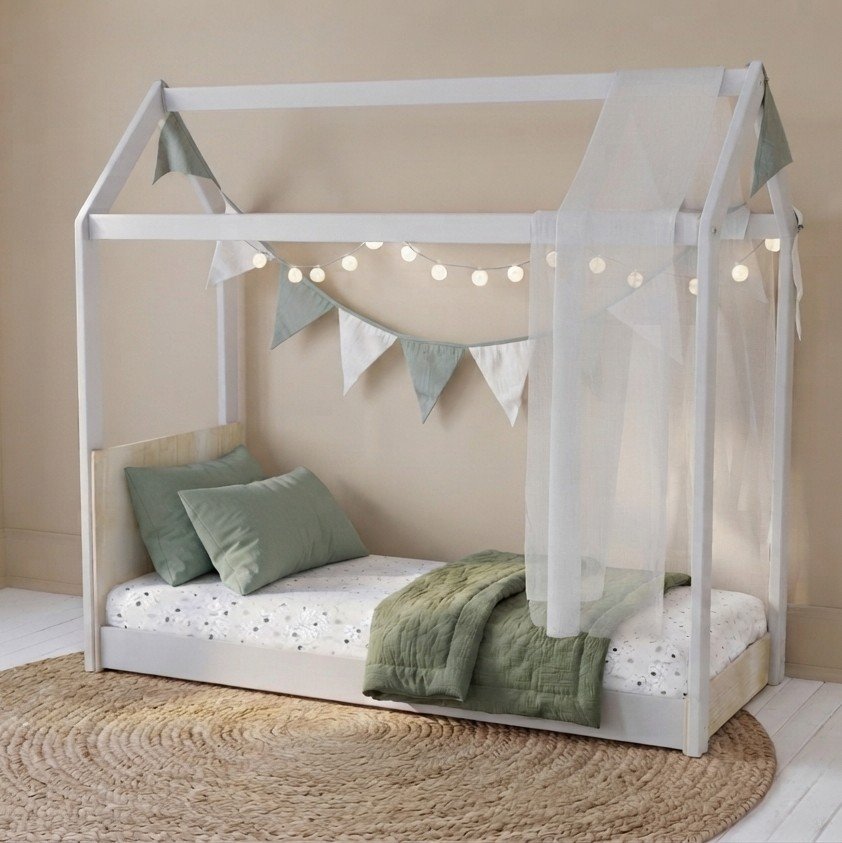 Alternative view of Cama casita Montessori