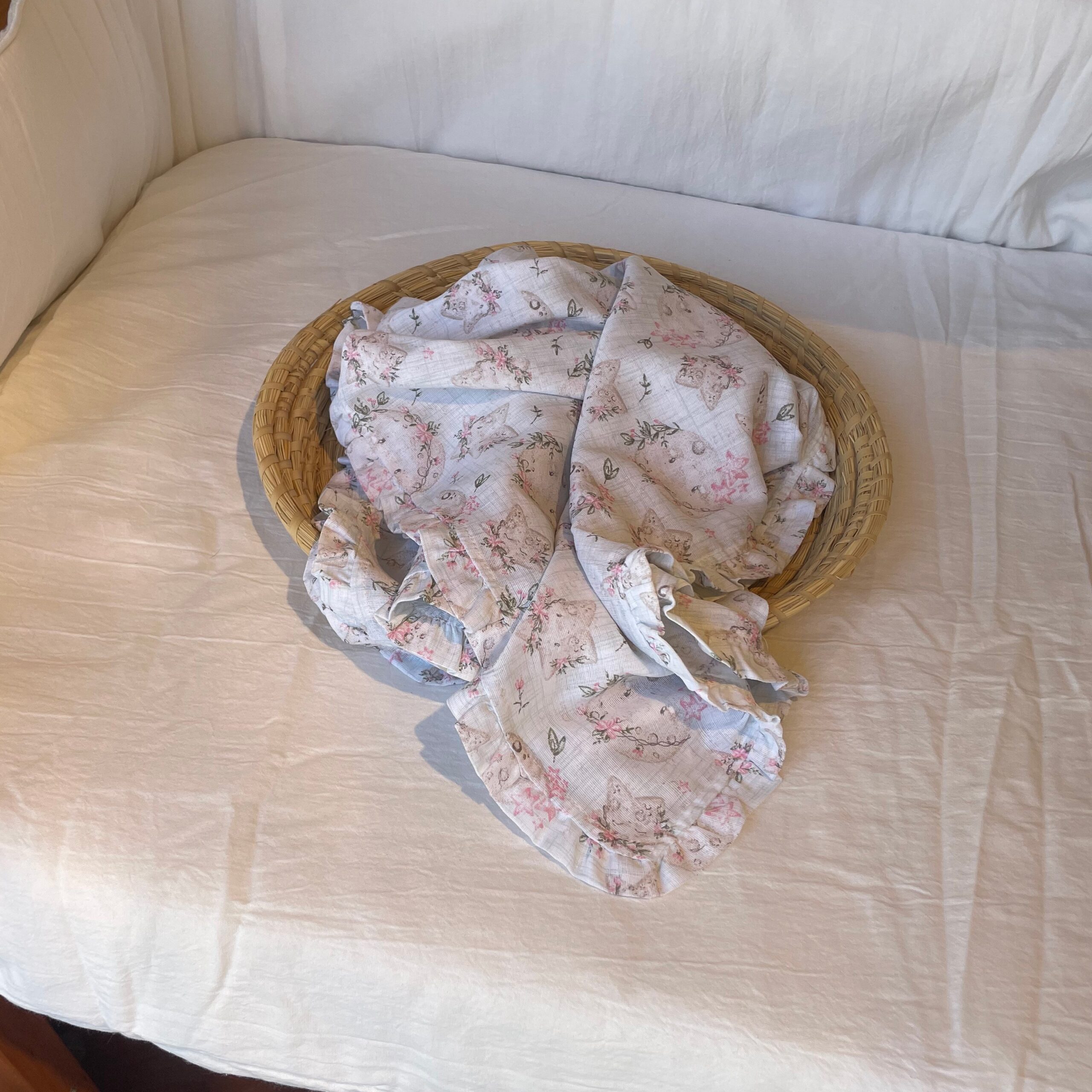 Manta Muselina Con Vuelos~Estrella