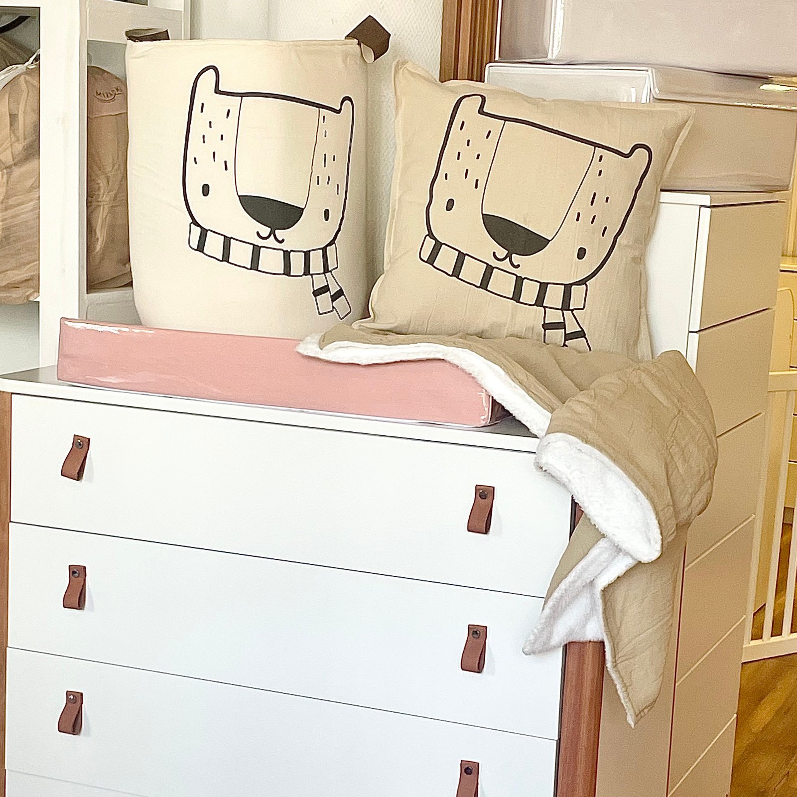 Juguetero Rígidode Tela- Coyote-