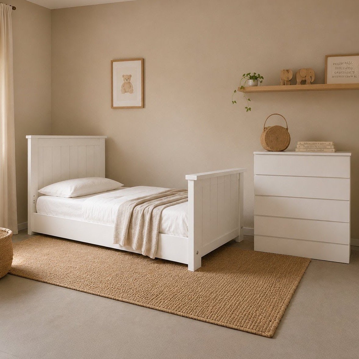 Cama 1 plaza Montessori- Doble altura