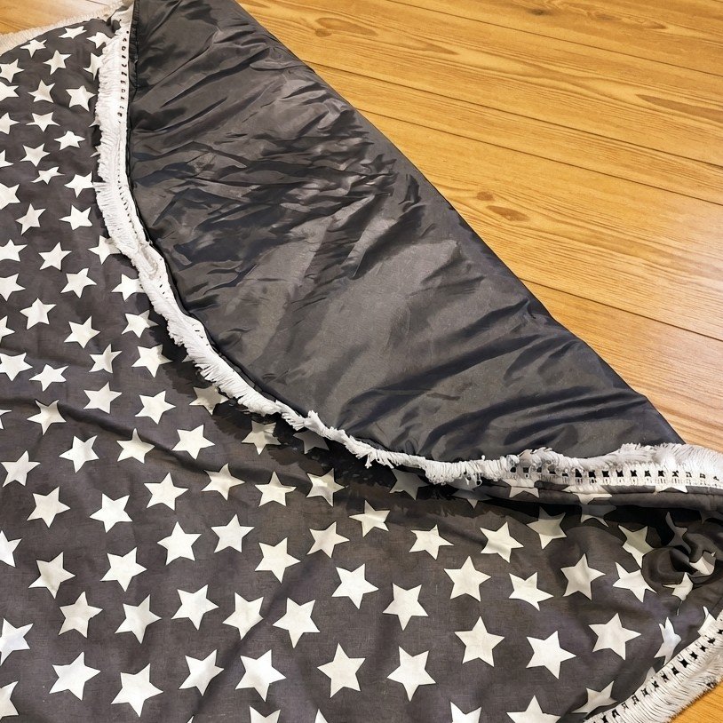 Alternative view of Playmat - Estrellas fondo gris - 1,20m